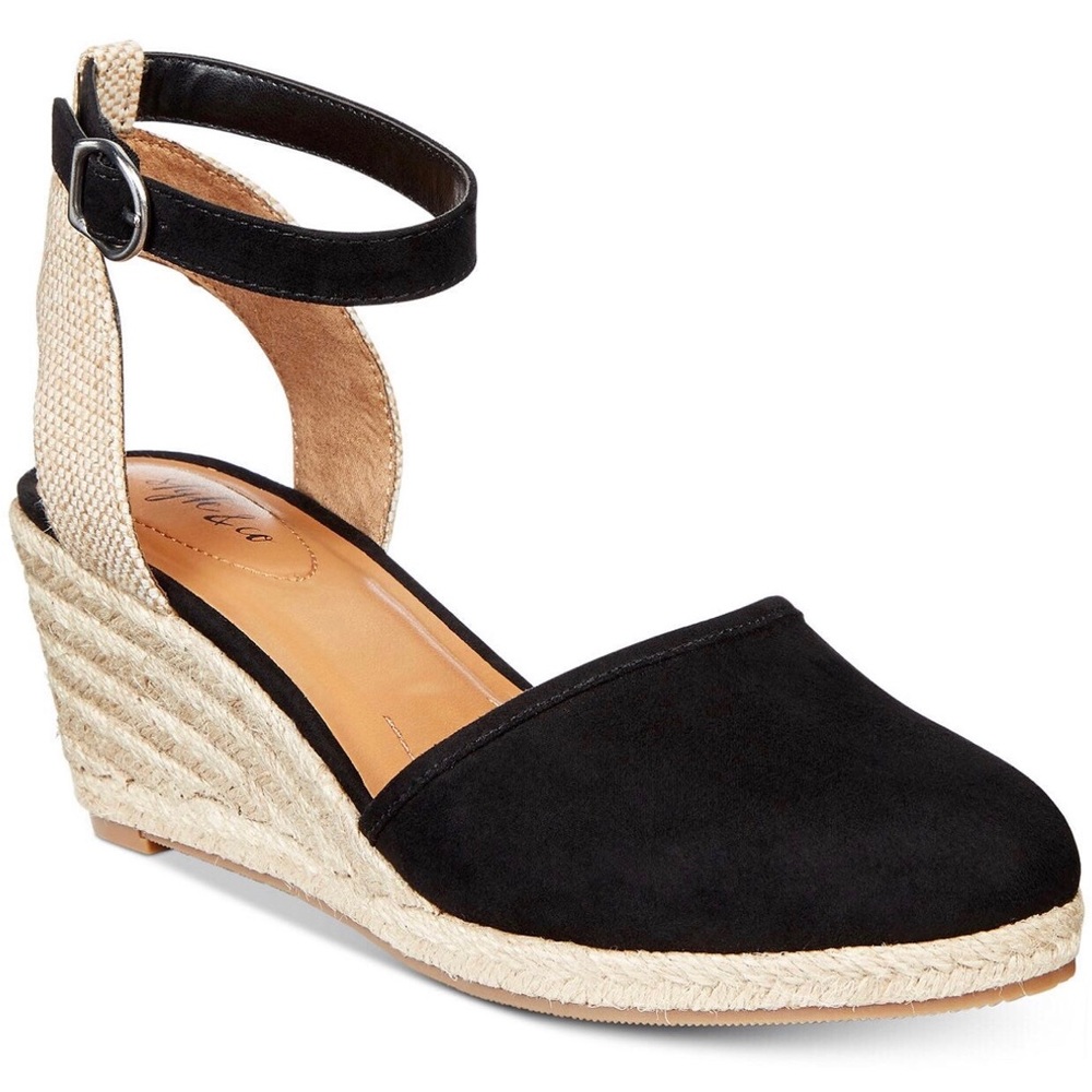 NEW Style & Co Mailena Wedge Espadrille Sandals…9W